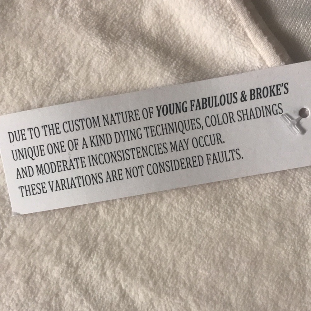 NWT Young Fabulous & Broke cold shoulder top - Picture 9 of 12